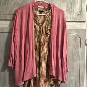 Mauve cardigan